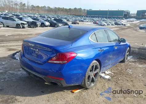 2020 Genesis G70 3.3T Awd from USA, damaged, VIN KMTG34LE5LU064182